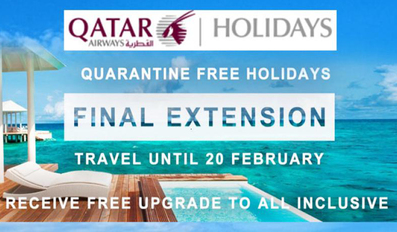 Qatar Airways announces final extension of Quarantine free Holidays